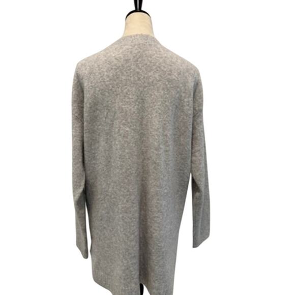 Talbots - Women's Grey Cardigan with Pearl Rhinestone Buttons, Size L - Picture 4 of 5